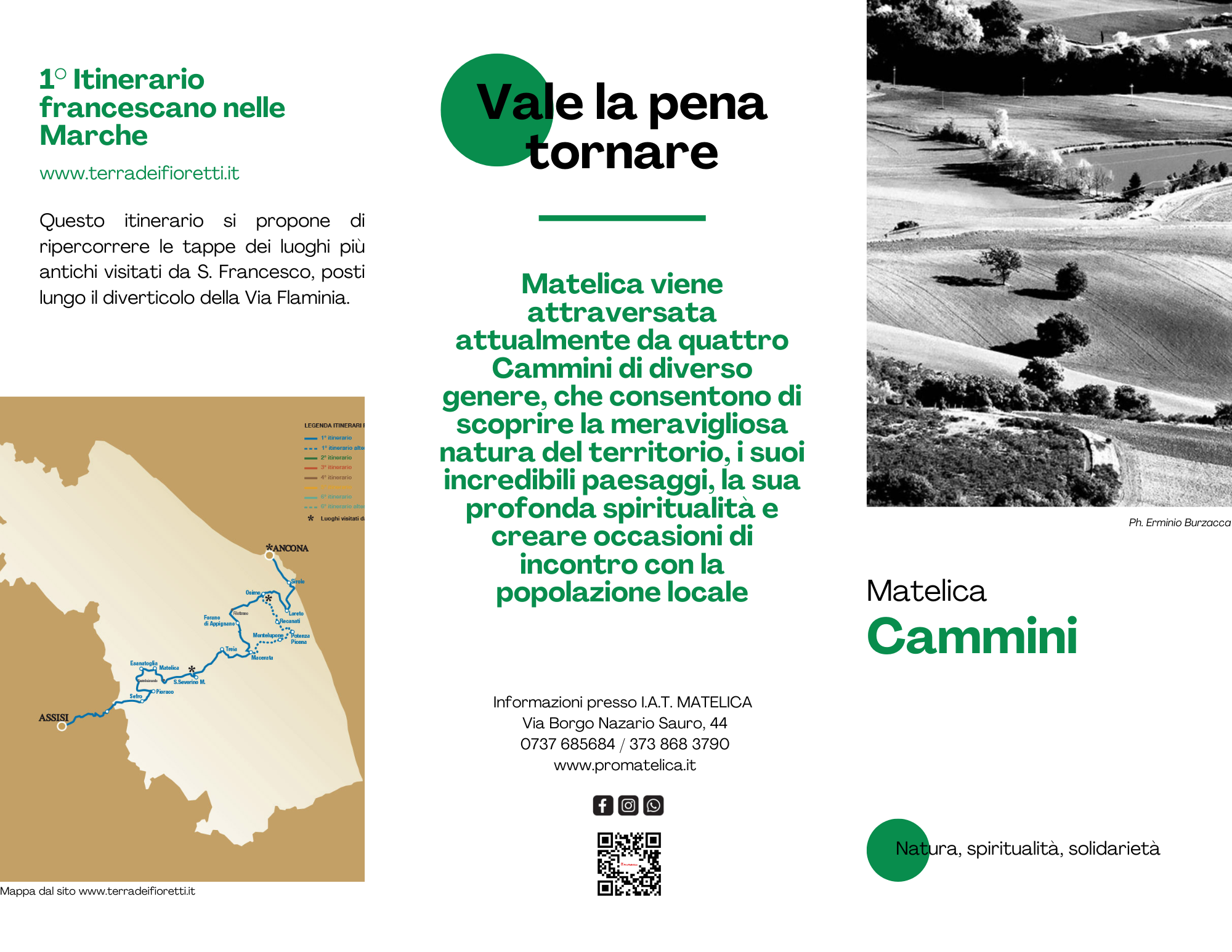 Percorsi dell'itinerario trekking