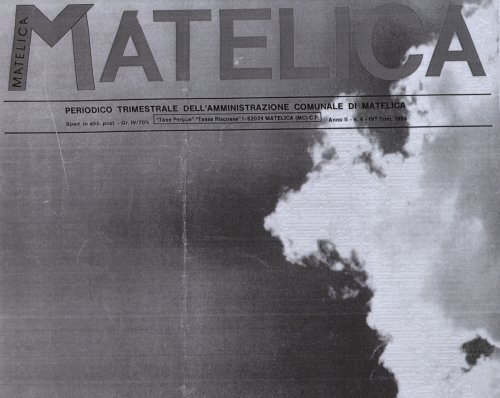 Il Globo di Matelica - Matelica - 1989