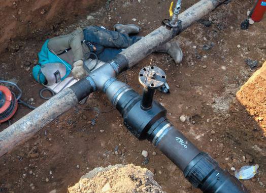 Guasto al metanodotto a Braccano