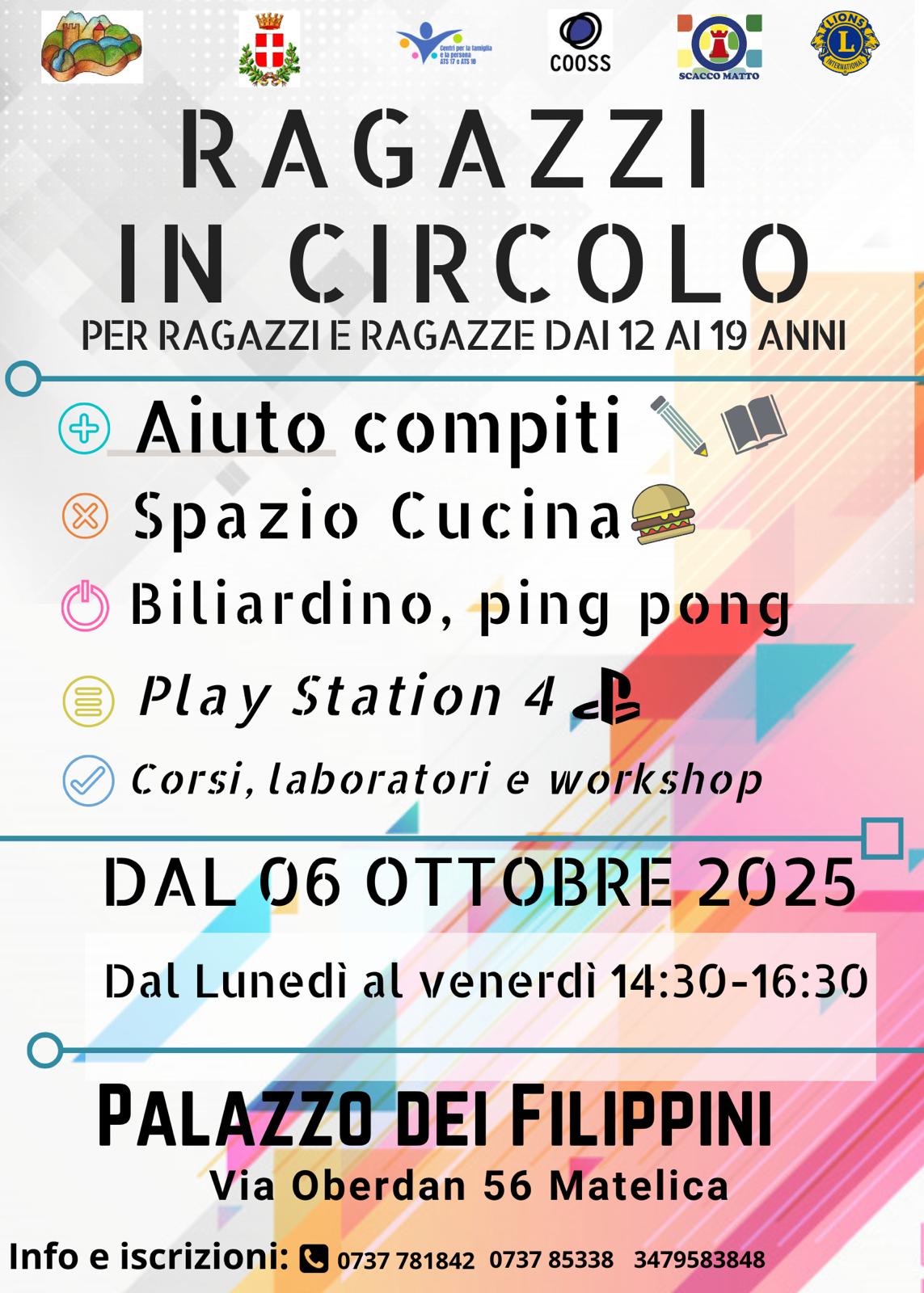 RIAPERTURA CENTRO DI AGGREGAZIONE GIOVANILE 