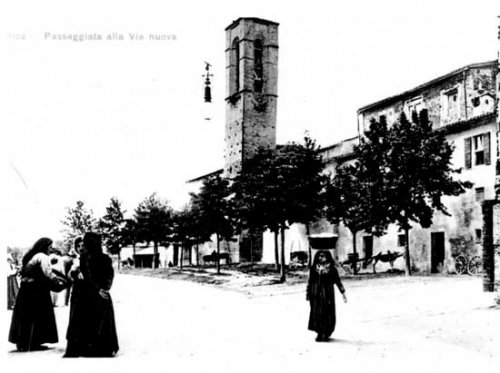 Via Nuova, oggi Spiazzo Beata Mattia